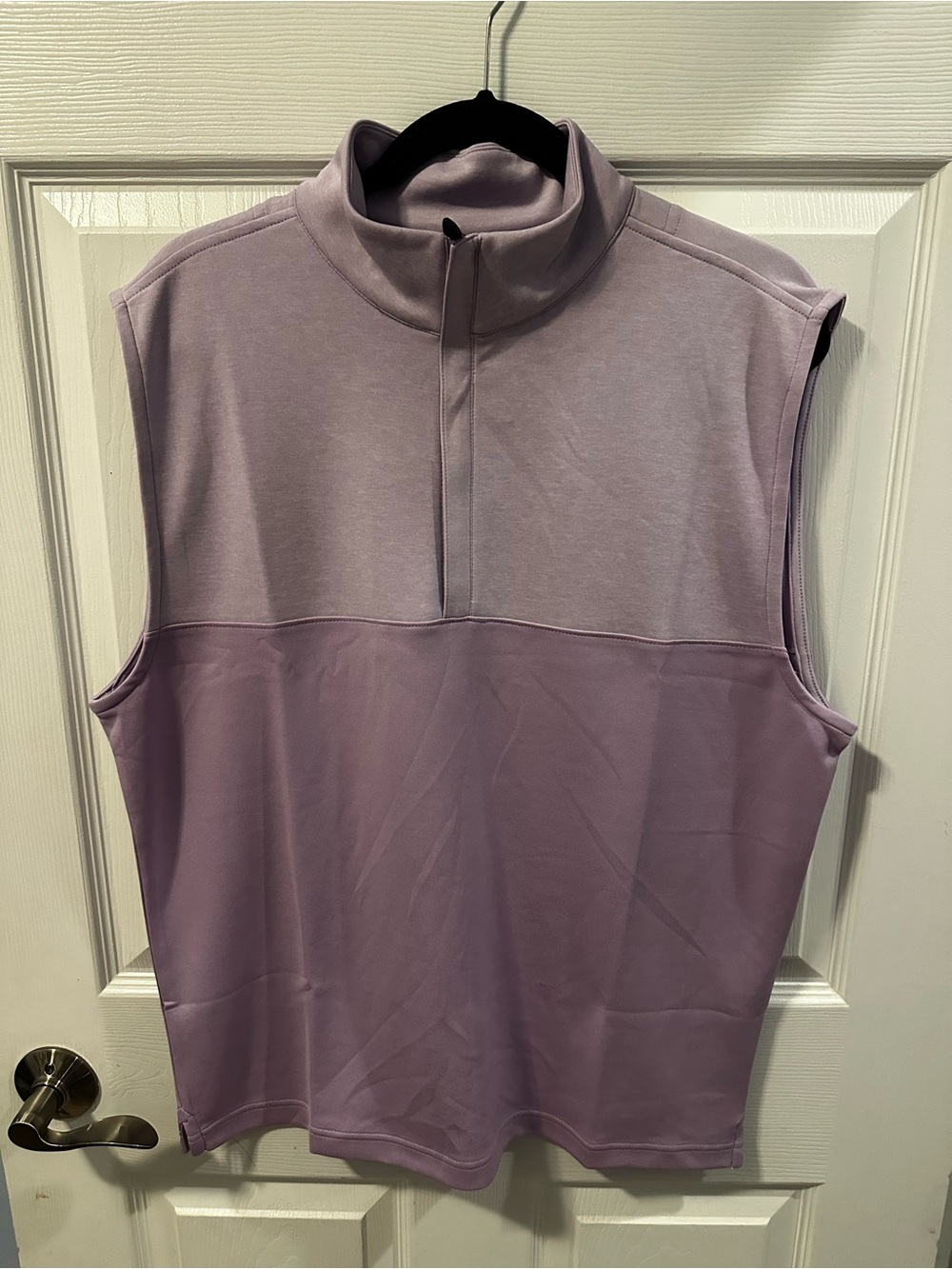 FootJoy Heather Yoke 1/2 Zip Golf Vest – Lavender – Women’s Medium – NWT